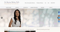 Desktop Screenshot of dralexinamehta.com